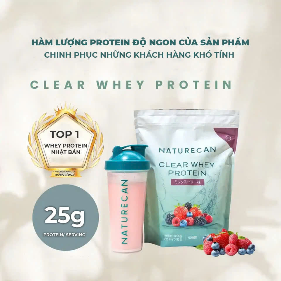Naturecan Clear Whey Protein Mix Berry