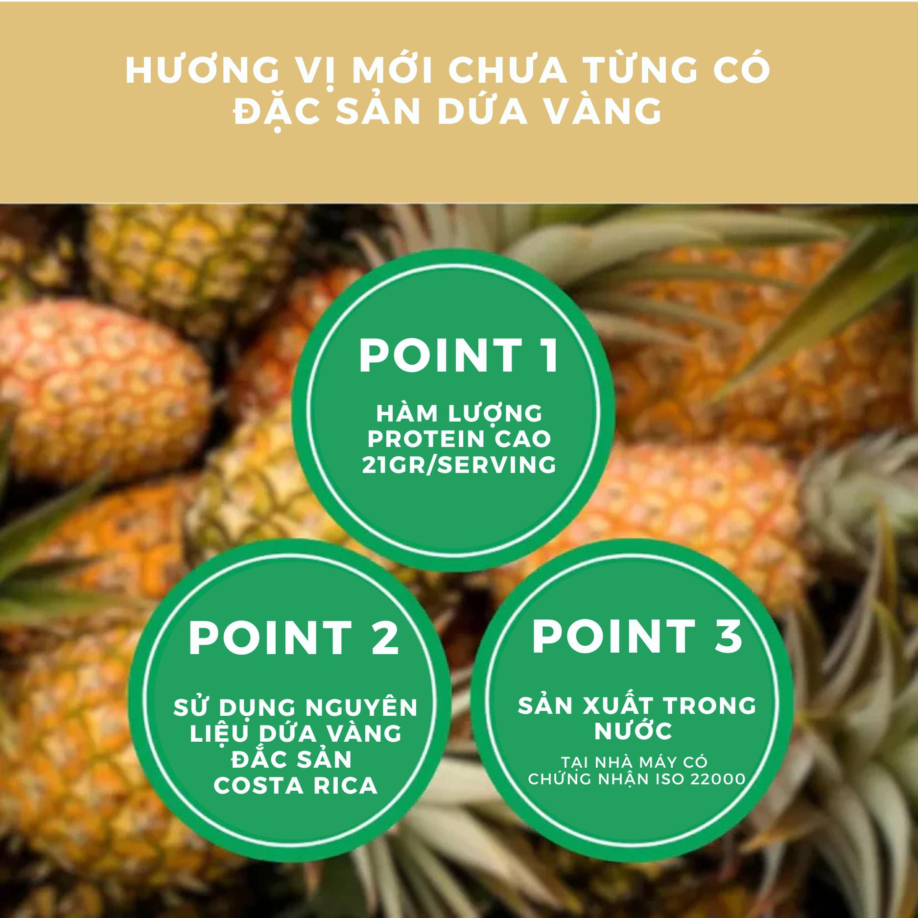 Naturecan Whey Protein Vị Dứa