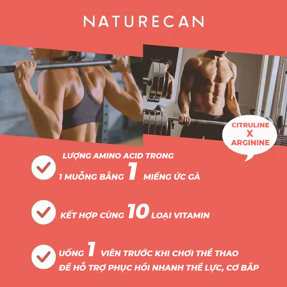 Naturecan Pre-Workout Pump Power Vị Táo