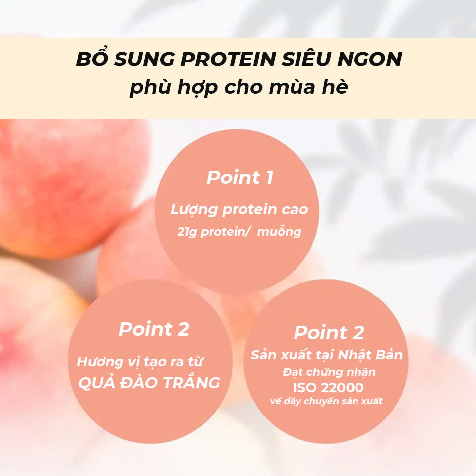 Naturecan Whey Protein Vị Đào