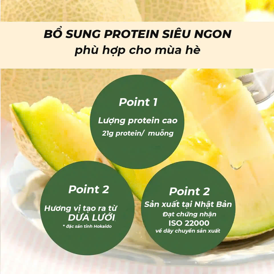 Naturecan Whey Protein Dưa Lưới